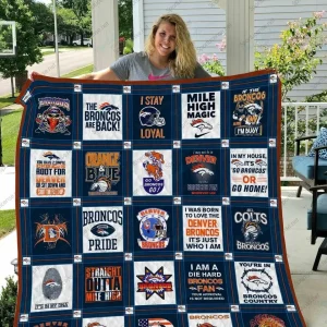 Bl Db Caro Quilt Blanket and Home Decor