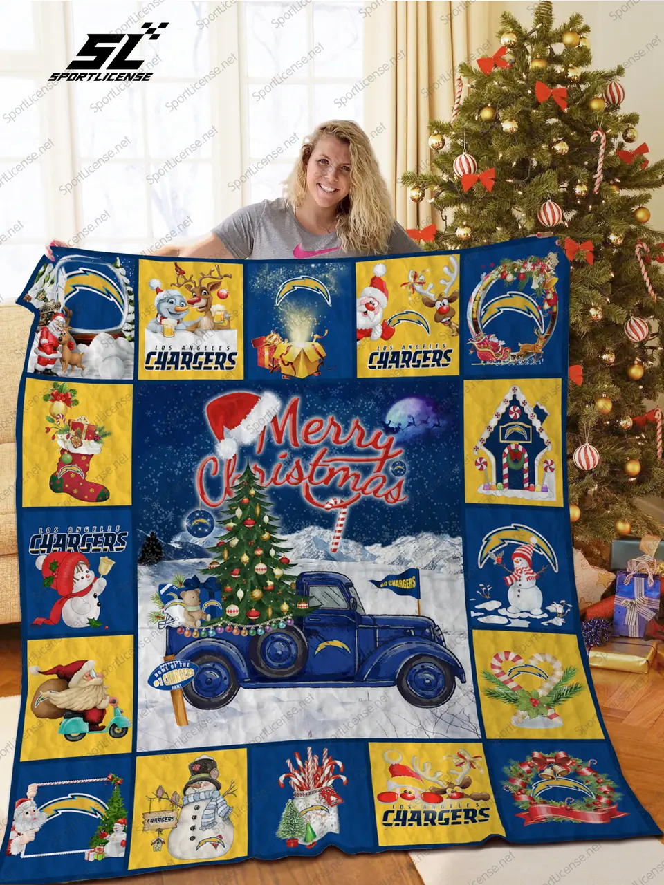 Bl – Lac Truck Quilt Blanket and Home Decor