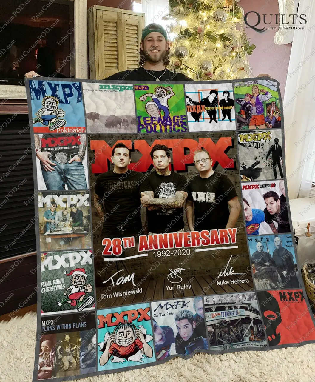 Bl – Mxpx Quilt Blanket and Home Decor