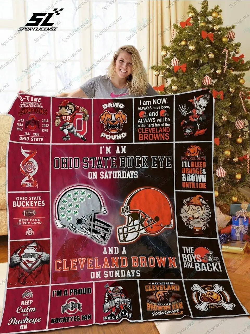 Bl Osb Clb Quilt Blanket and Home Decor