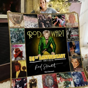 Bl – Rod Stewart Quilt Blanket and Home Decor