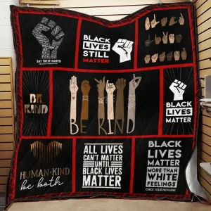 Black Lives Matter Quilt Bt and Home Decor