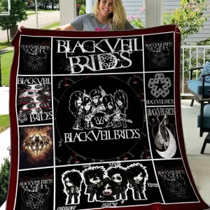 Black Veil Brides Blanket Th2906 Quilt and Home Decor