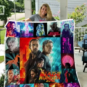 Blade Runner Poster Quilt Blanket and Home Decor