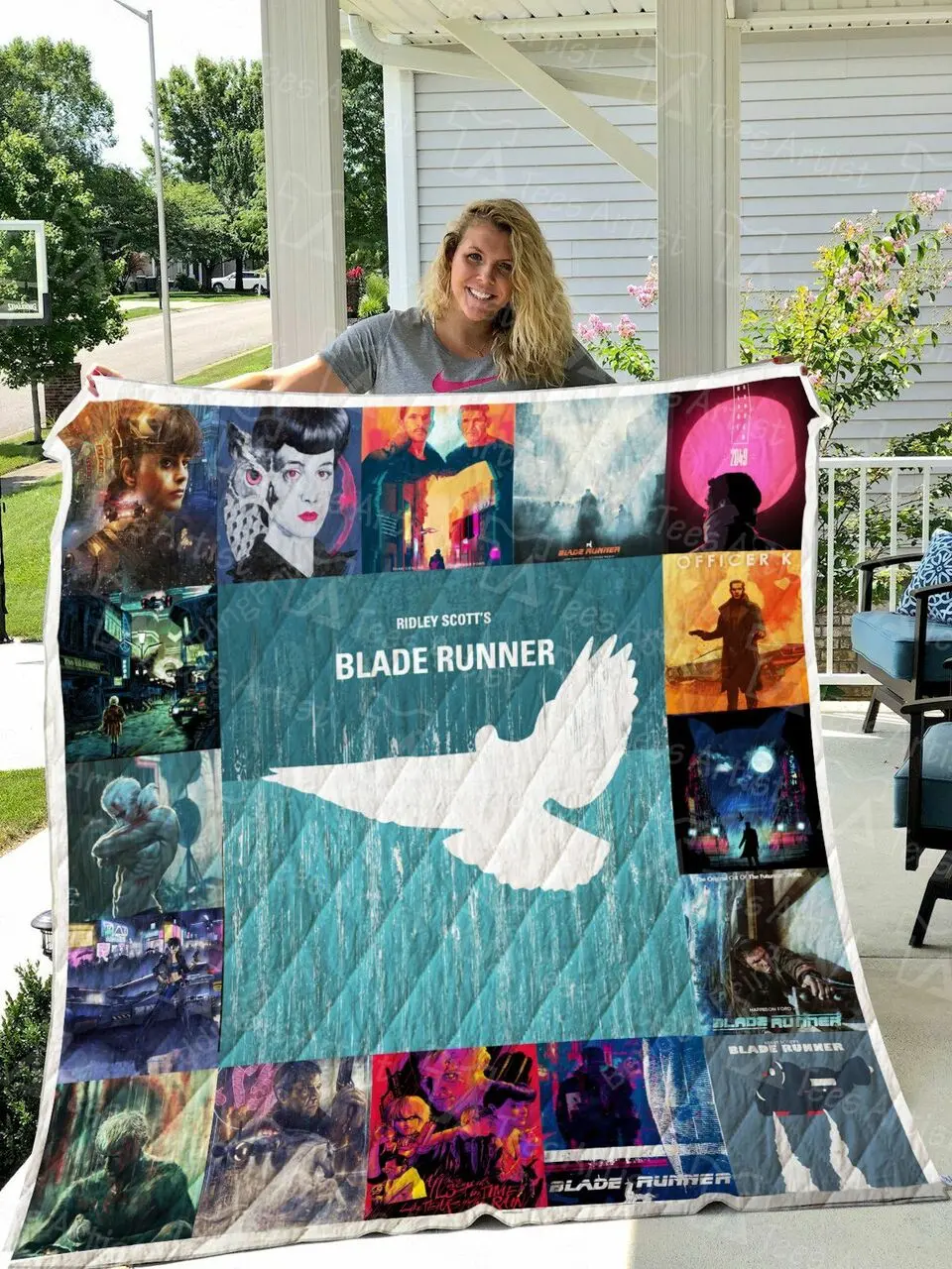 Blade Runner Quilt Blanket 0466 and Home Decor