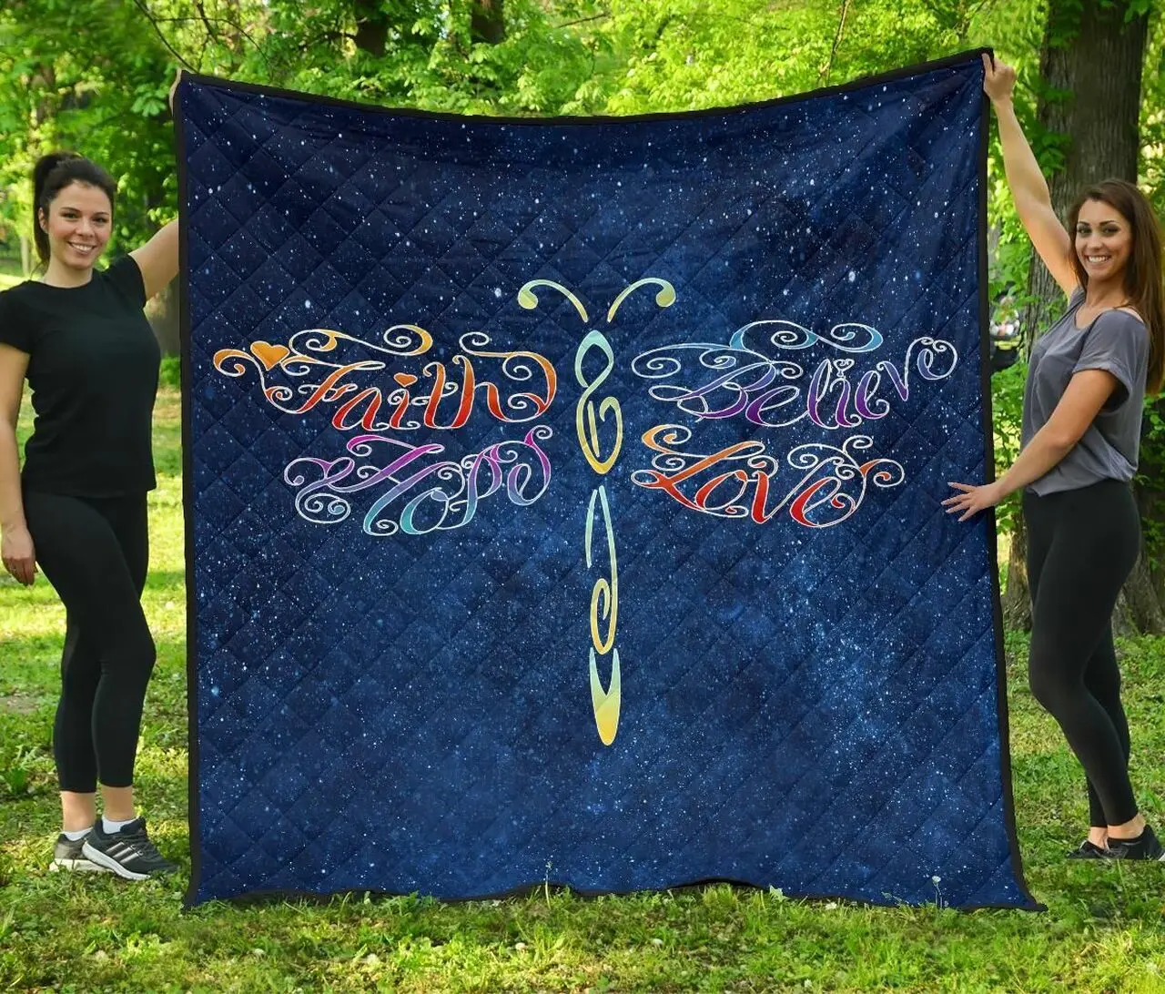 Blue Dragonfly Cl07110011Mdq Quilt Blanket and Home Decor