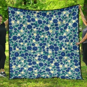 Blueberry Design Pattern DHCDHC DT1910 Quilt Blanket and Home Decor