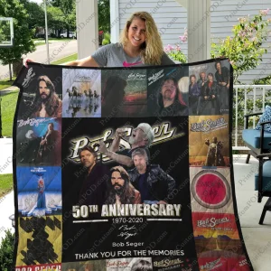 Bm – Bob Seger Quilt Blanket and Home Decor