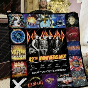 Bm – Def Leppard Quilt Blanket and Home Decor