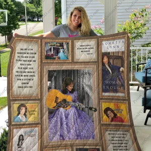 Bm – Loretta Lynn Quilt Blanket and Home Decor