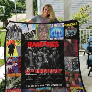 Bm – Ramones Quilt Blanket and Home Decor
