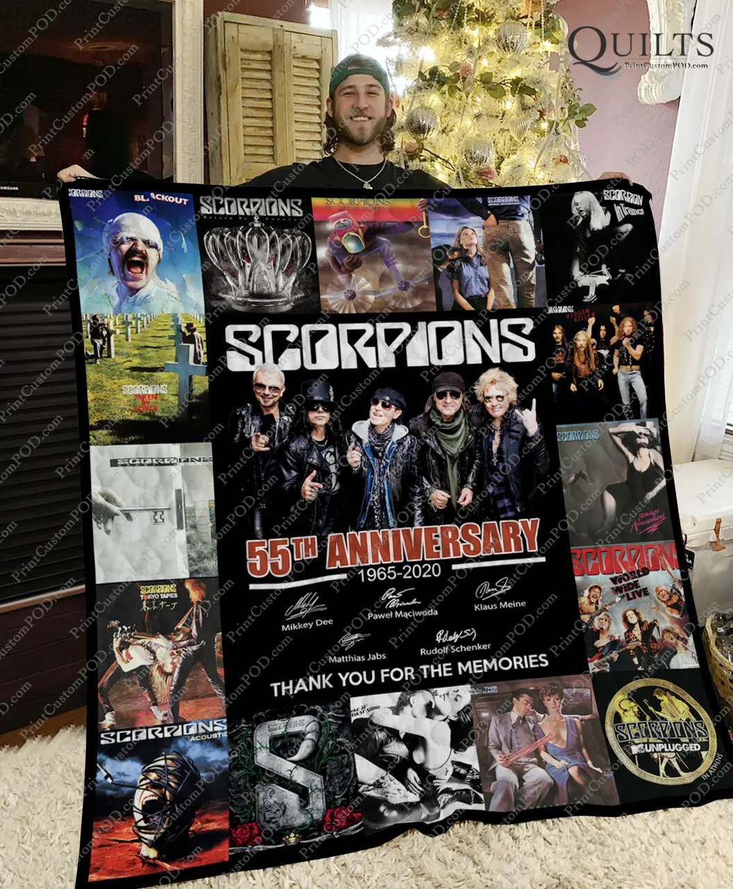 Bm – Scorpions Quilt Blanket and Home Decor
