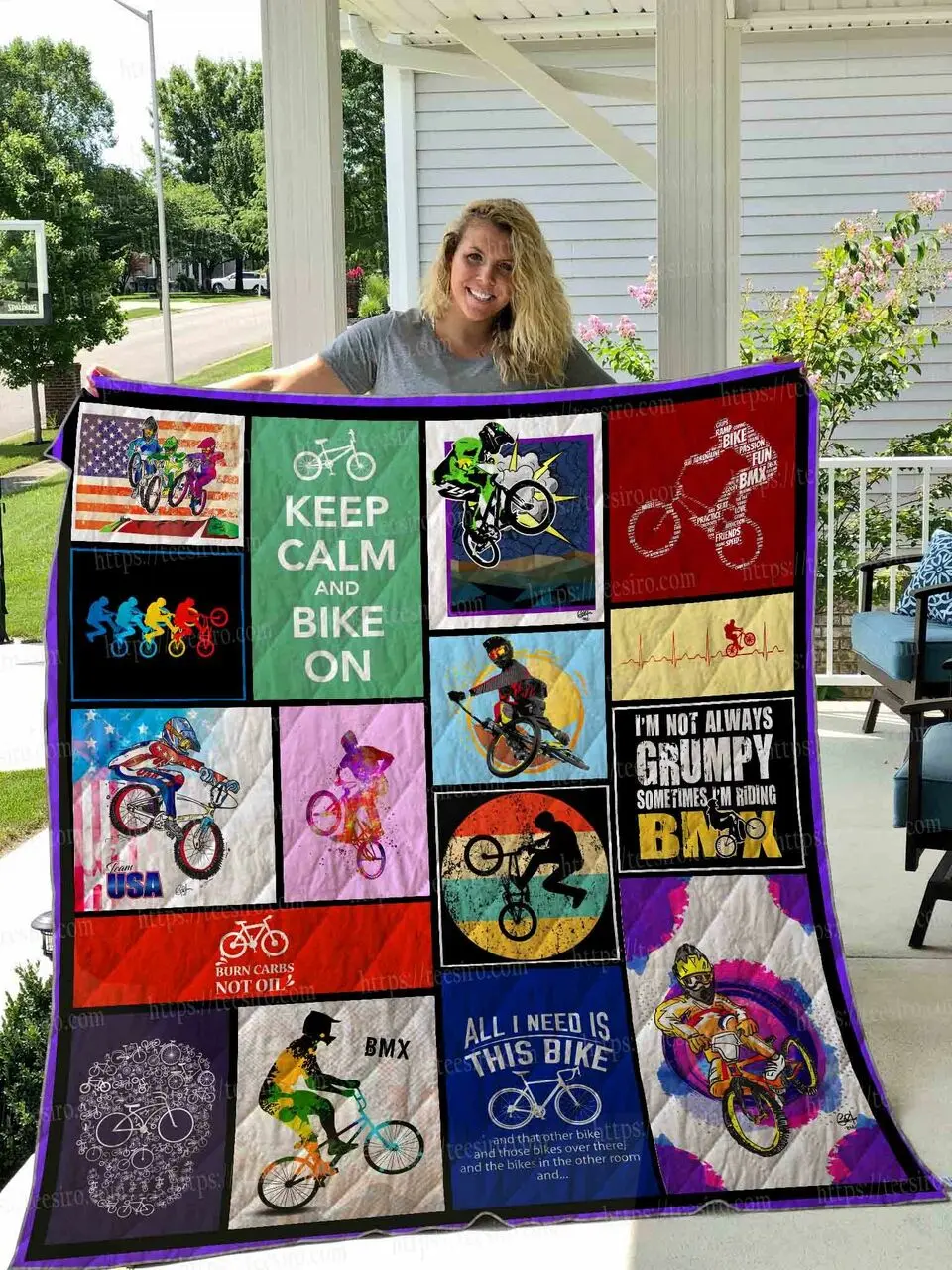 Bmx Quilt Blanket Dhc1501400Vt and Home Decor