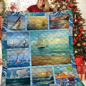Boat Jfj Quilt Ol and Home Decor