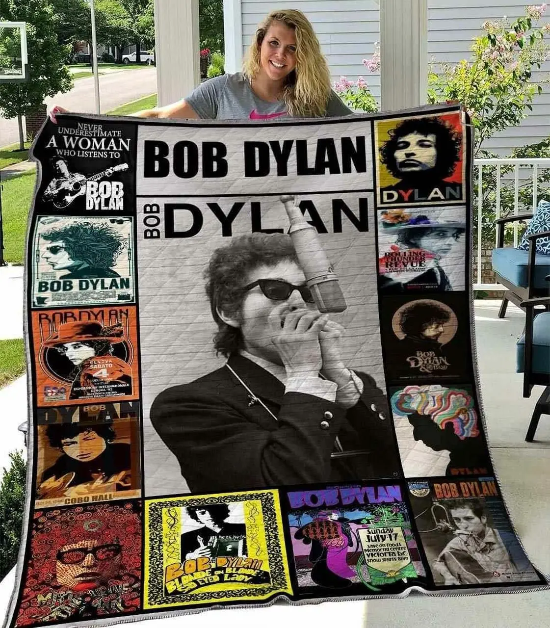 Bob Dylan Blanket Th1507 Quilt and Home Decor