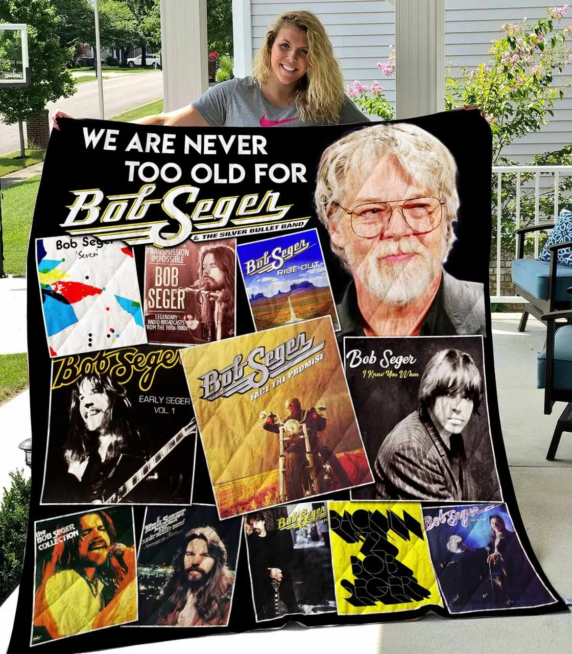 Bob Seger New Quilt Blanket and Home Decor