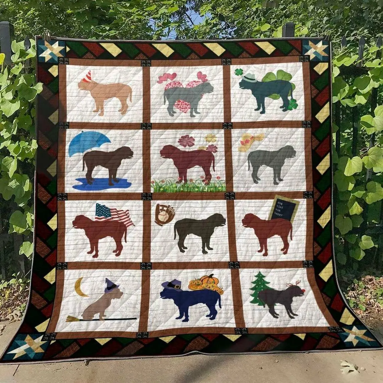 Boerboel Tl310509 Quilt Blanket and Home Decor