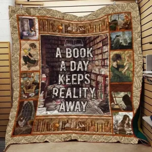 Book Cla1610308Q Quilt Blanket and Home Decor