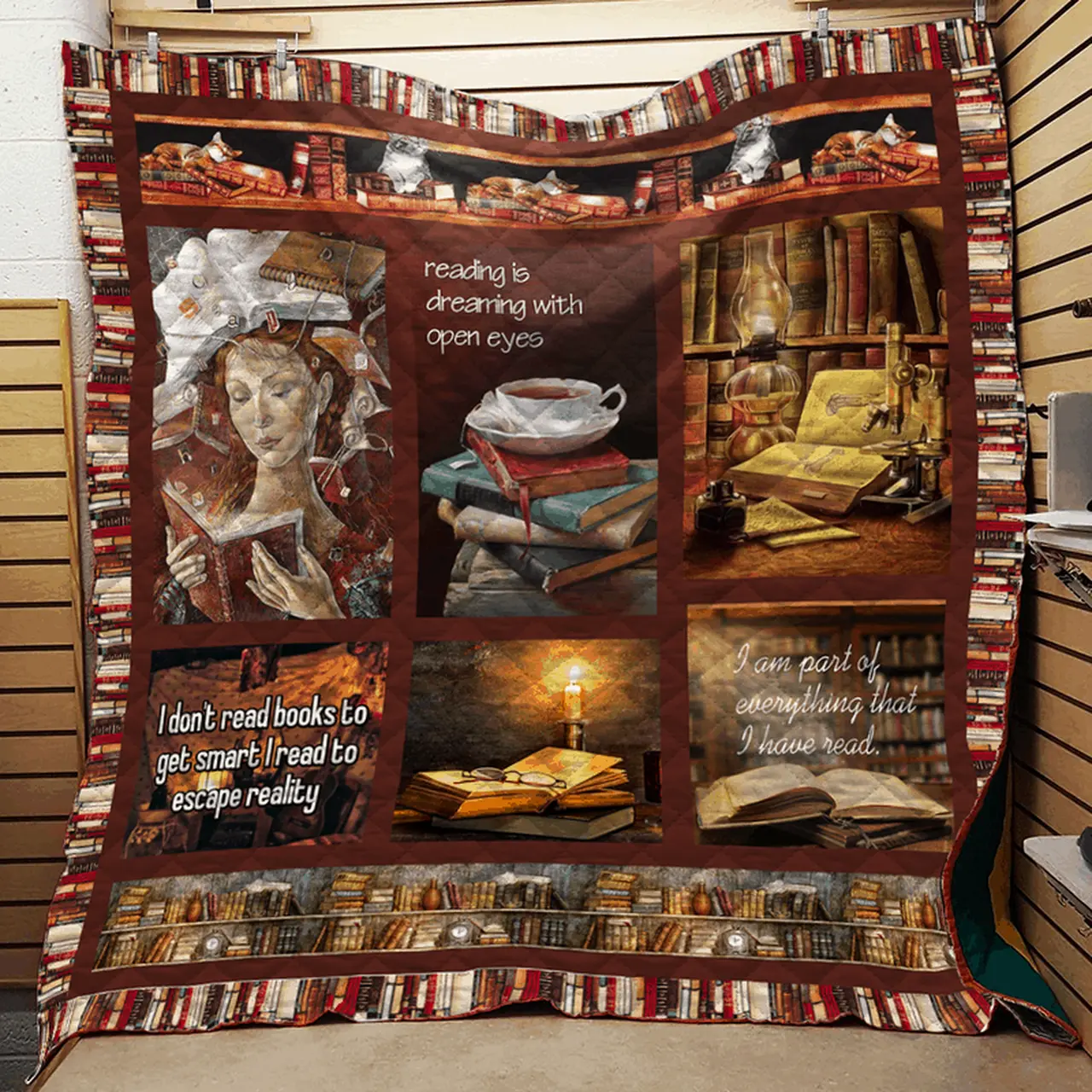Book Quilt Blanket Dhc1402572Td and Home Decor