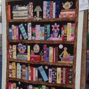 Bookshelf Clp020704 Quilt Blanket and Home Decor