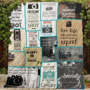 Born To Shoot Quilt Nad and Home Decor