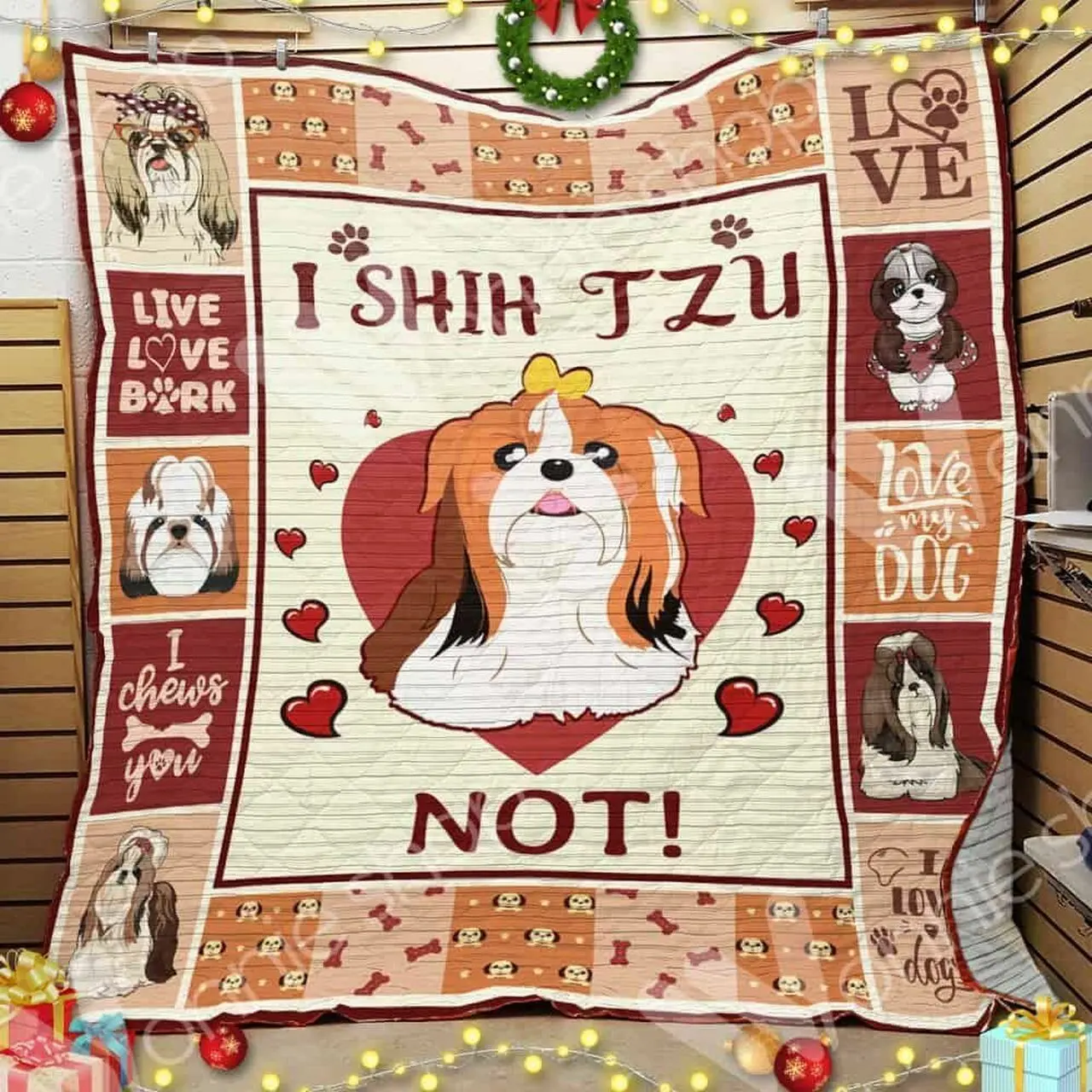 Boston Terrier Like A Boss U Quilt Ms and Home Decor