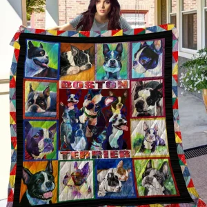 Boston Terrier Quilt and Home Decor