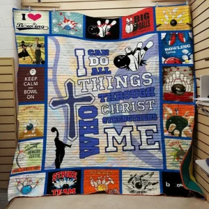 Bowling Christ Quilt and Home Decor