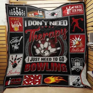 Bowling Quilt Blanket ABC07111565 and Home Decor