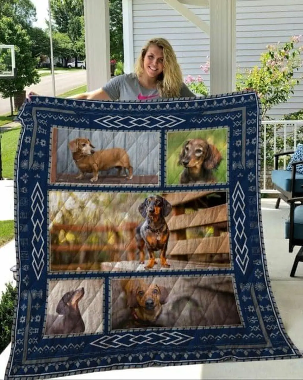 Boxer Boxer U Quilt Ve and Home Decor