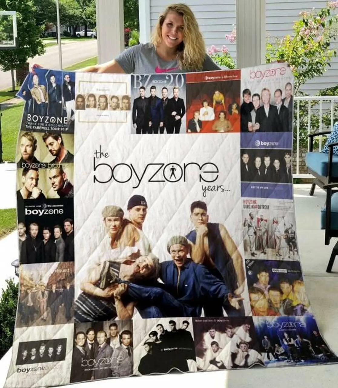 Boyzone Quilt Blanket M100609 Quilt and Home Decor