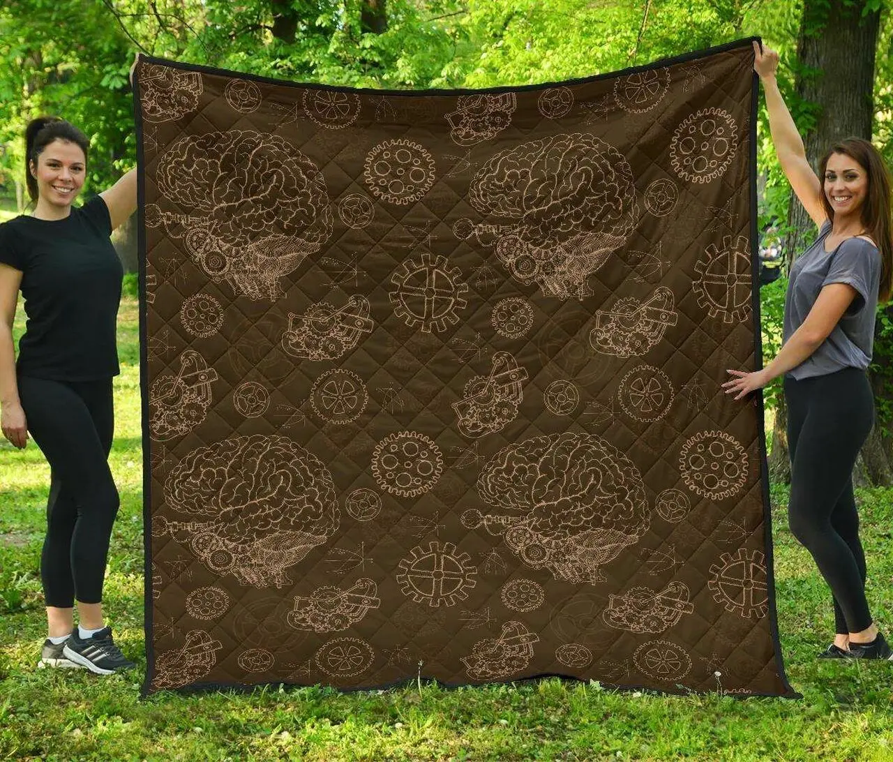 Brain Thinking Cl12100098Mdq Quilt Blanket and Home Decor