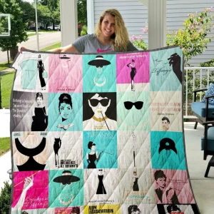 Breakfast At Tiffany’S Quilt Blanket and Home Decor