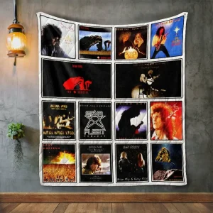 Brian May Album Covers Quilt Blanket and Home Decor
