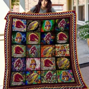 Brisbane Broncos Quilt Blanket and Home Decor