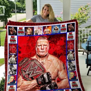 Brock Lesnar Quilt Blanket 01 and Home Decor