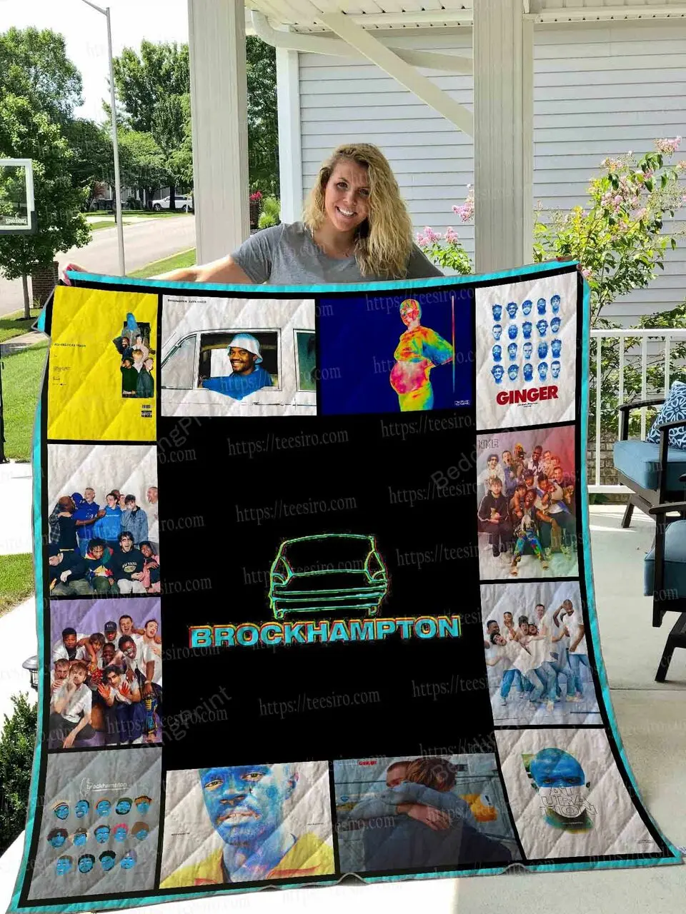 Brockhampton Quilt Blanket 01 and Home Decor