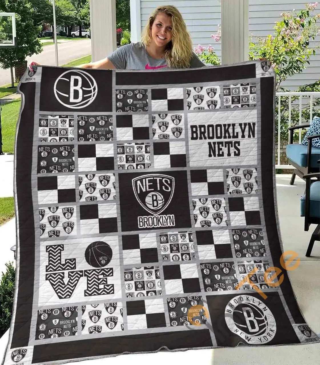 Brooklyn Nets V1 Blanket TH0207 Quilt and Home Decor