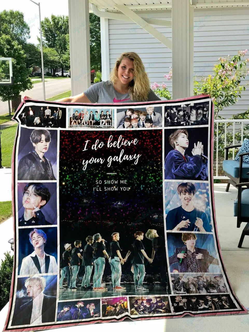 Bts Style 2 Quilt Blanket and Home Decor