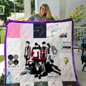 Bts Style 4 Quilt Blanket and Home Decor