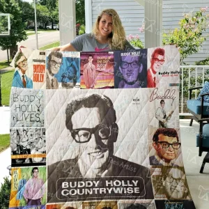 Buddy Holly Quilt Blanket 0868 and Home Decor