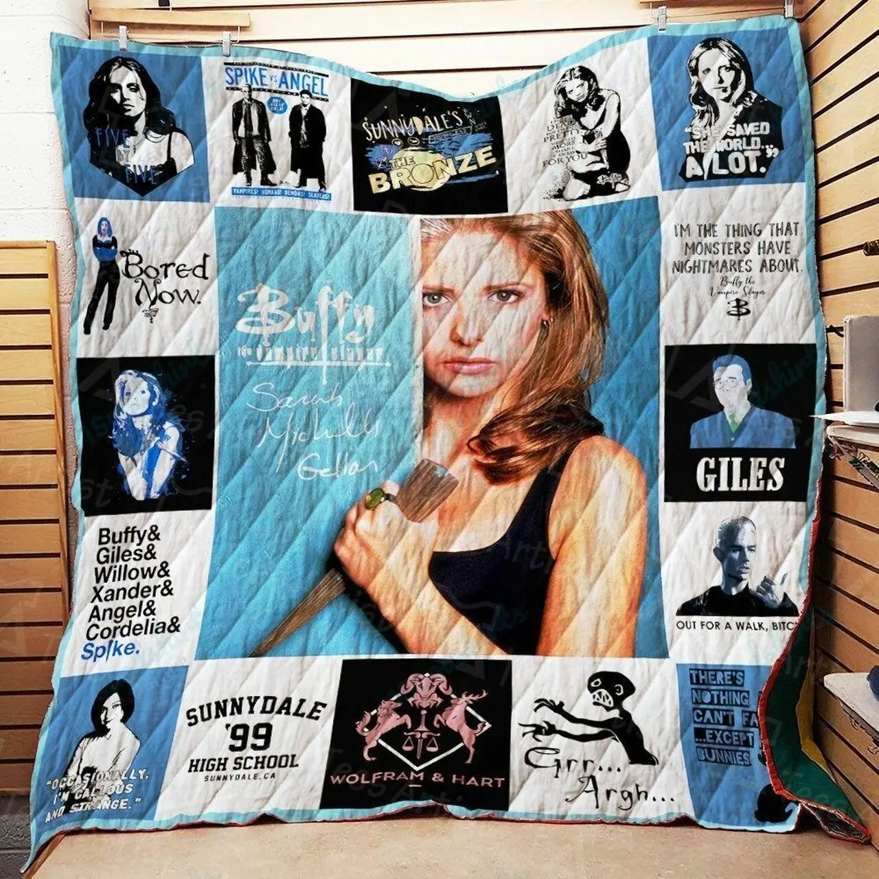 Buffy The Vampire Slayer Quilt Blanket 01804 and Home Decor