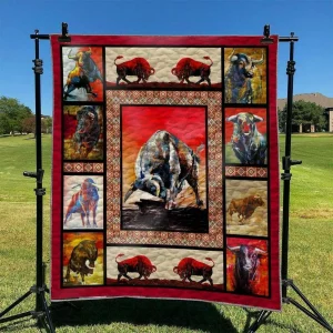 Bull Td2809120 Quilt Blanket and Home Decor
