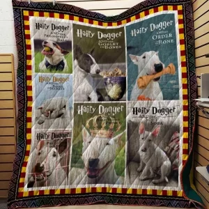 Bull Terrier 05 Blanket Th10072019 Quilt and Home Decor
