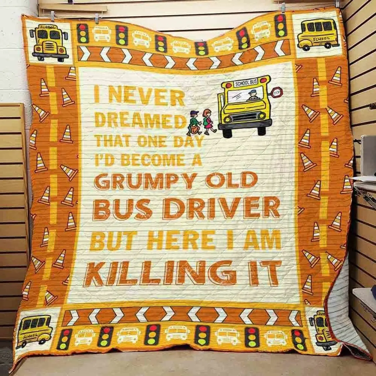 Bus Driver Jfj Quilt Cj and Home Decor
