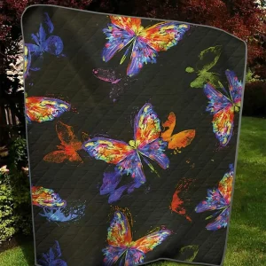 Butterflies Quilt Blanket and Home Decor