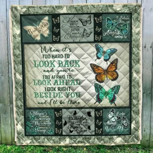 Butterfly Beside You Quilt Fsd and Home Decor
