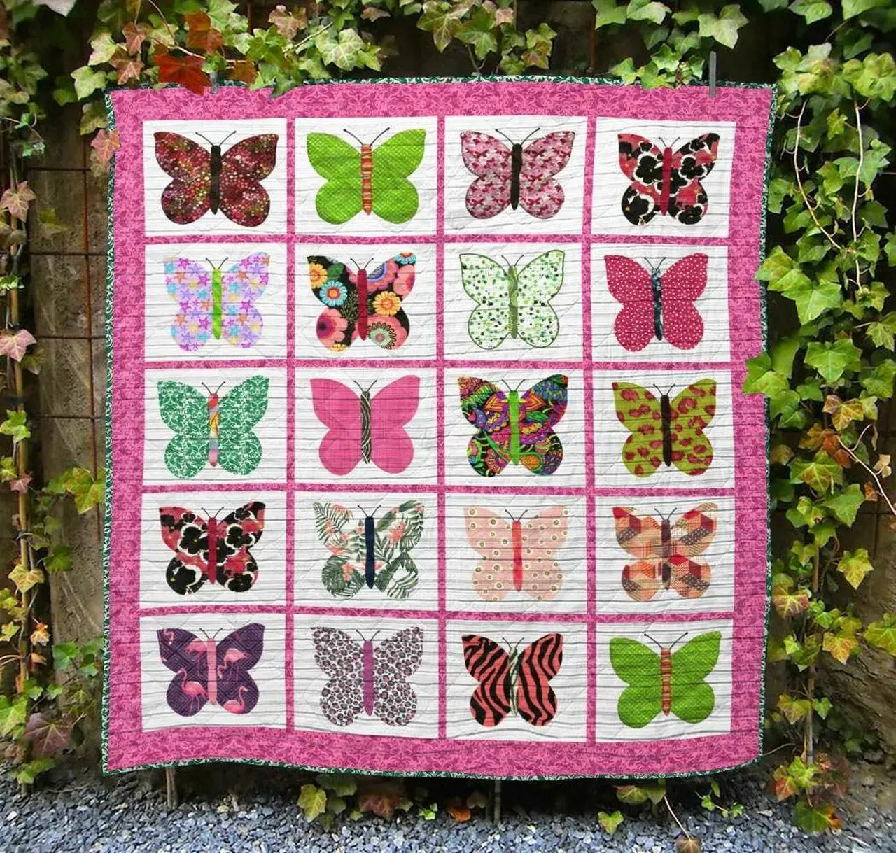 Butterfly Bi190703B Tbg Quilt Blanket and Home Decor