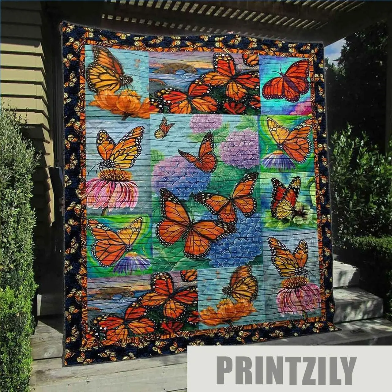 Butterfly Butterfly In My Head Quilt Kef and Home Decor