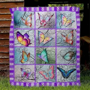 Butterfly Cg110503 Quilt Blanket and Home Decor